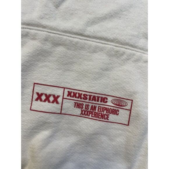Club Fantasy Endless Euphoria Graphic Pullover Hoodie Women Small White - Picture 3 of 8